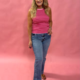 Kelsey High Rise Ankle Wide Hem with Inset