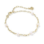 Kendra Scott Ashton Delicate Chain Bracelet Gold Freshwater Cultured Pearl