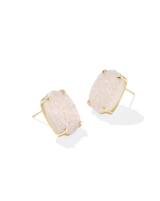 Daphne Large Stud Earrings in Gold