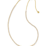 Emery Tennis Necklace in Gold