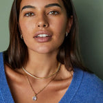 Emery Tennis Necklace in Gold