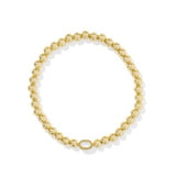 Kendra Scott Mini Elaina Stretch Bracelet Gold Ivory Mother Of Pearl