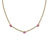 Kendra Scott Mini Elisa Three Stone Strand Necklace