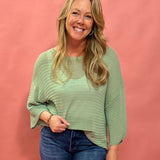 Kerry Relaxed Sweater in Sage