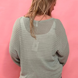 Kerry Relaxed Sweater in Sage