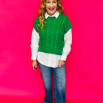 Lady Luck Cable Knit Short Sleeve Top - Shabby 2 Chic Boutiques