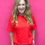 Laid-Back Luxe Raw Edge Pocket Tee - Shabby 2 Chic Boutiques