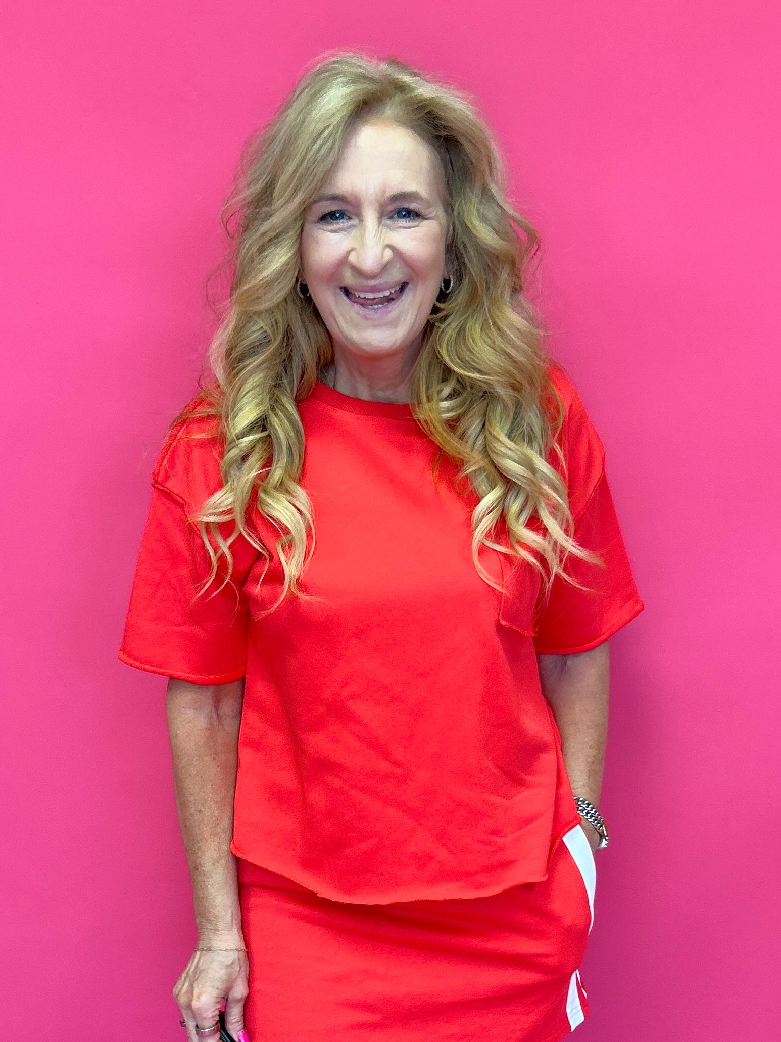 Laid-Back Luxe Raw Edge Pocket Tee - Shabby 2 Chic Boutiques