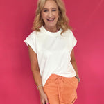 Lelani Drawstring Short with Cuff Hem - Shabby 2 Chic Boutiques