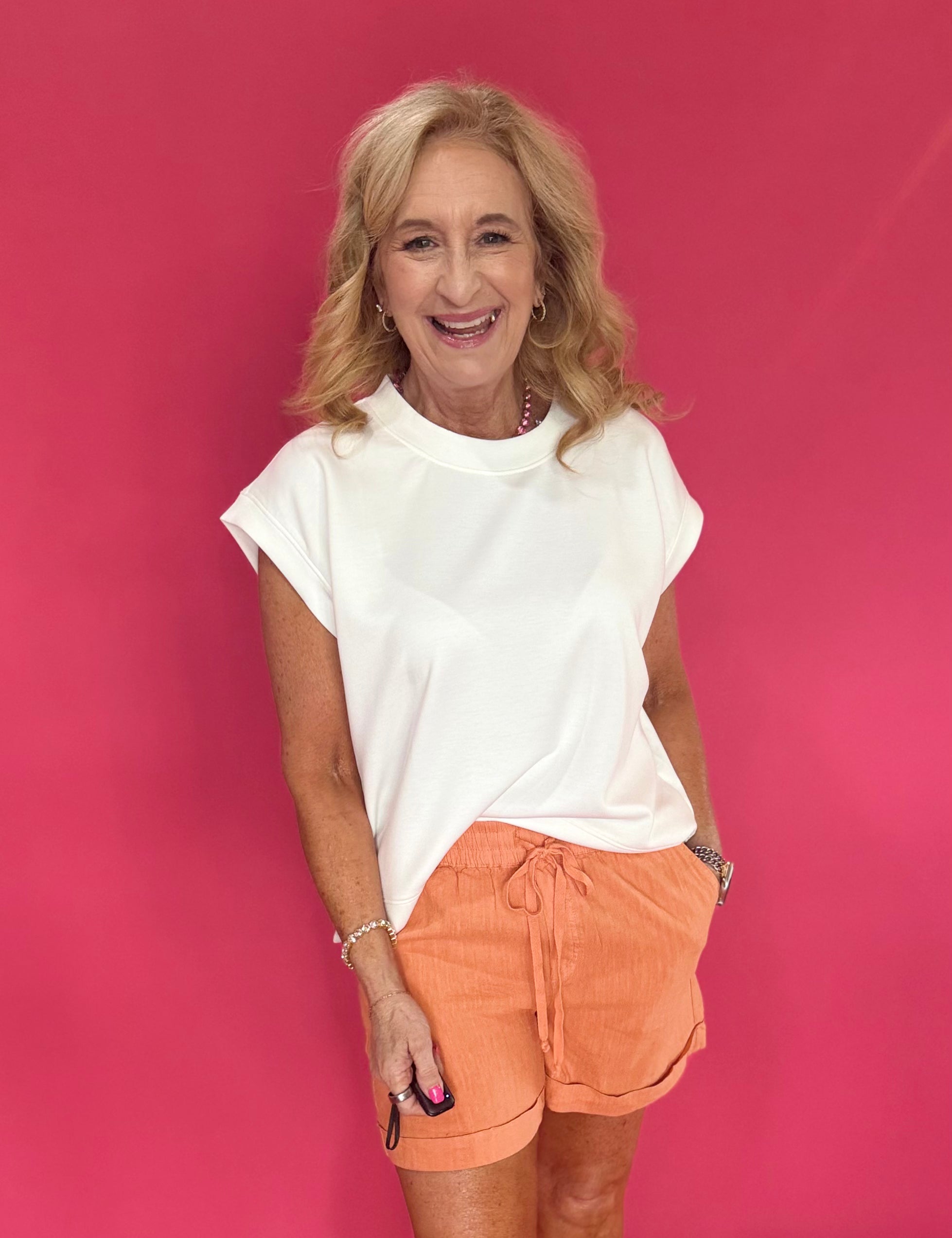 Lelani Drawstring Short with Cuff Hem - Shabby 2 Chic Boutiques