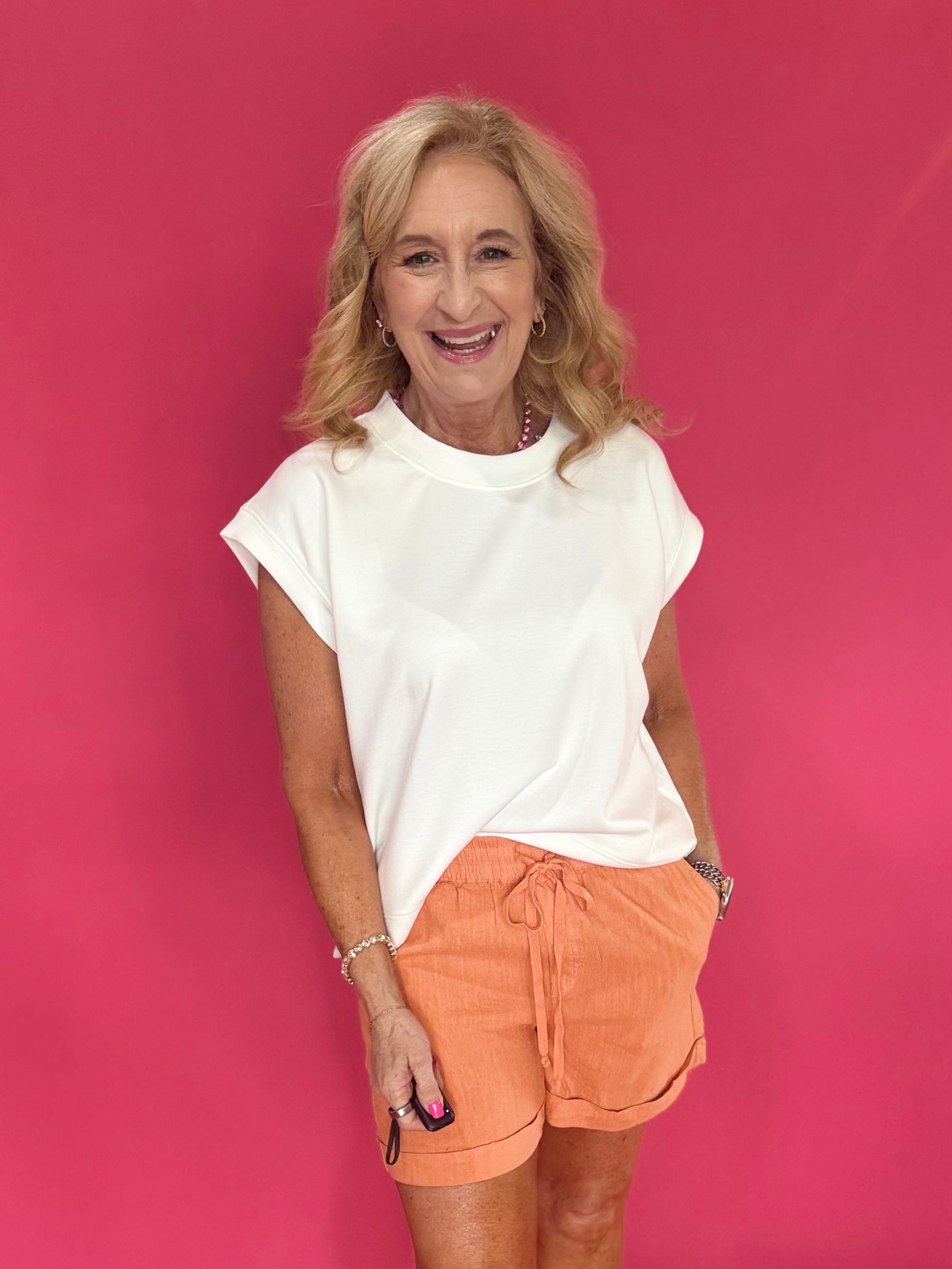 Lelani Drawstring Short with Cuff Hem - Shabby 2 Chic Boutiques