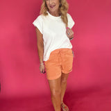 Lelani Drawstring Short with Cuff Hem - Shabby 2 Chic Boutiques