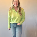 Lemongrass Piper Cardigan