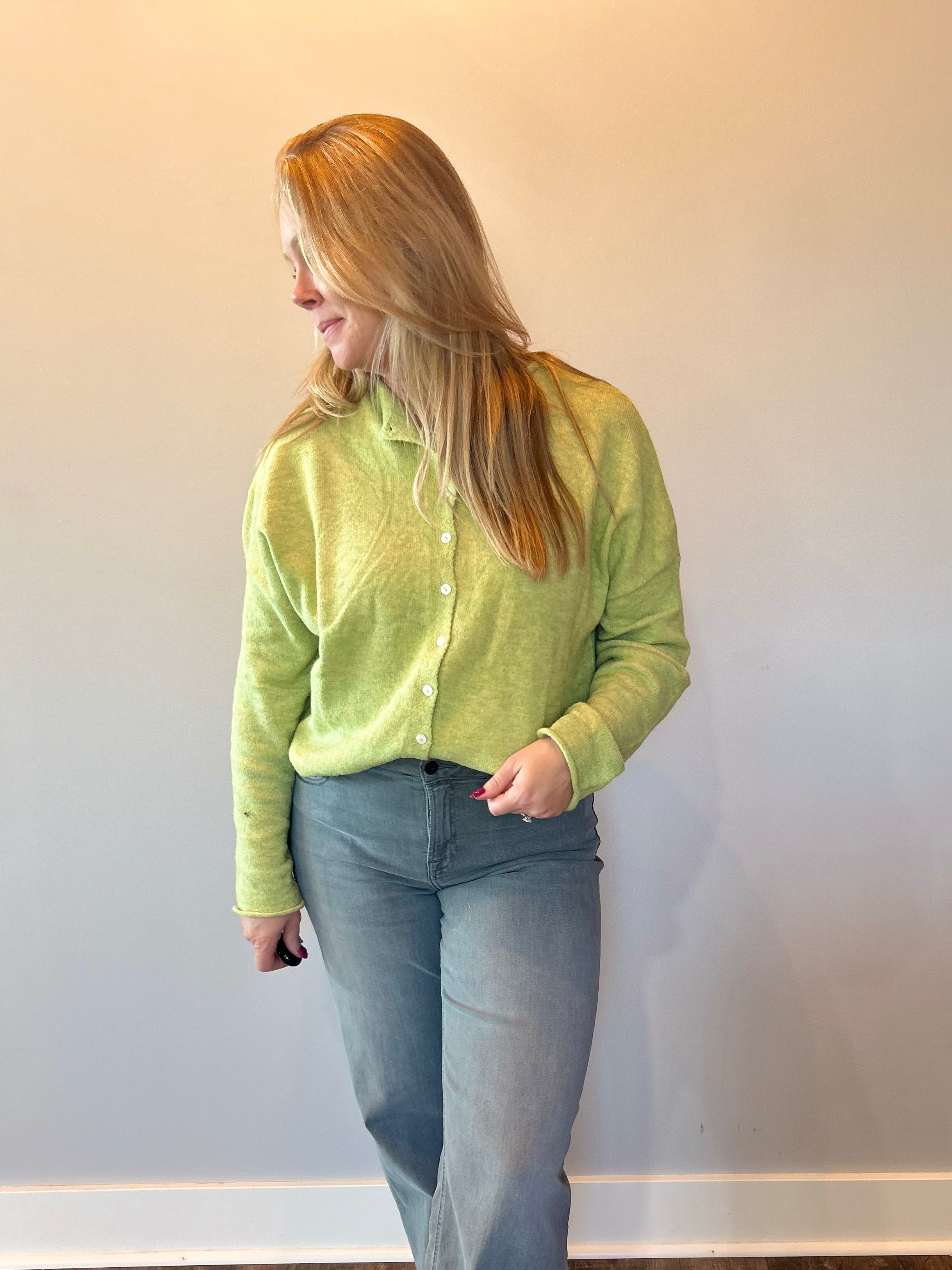 Lemongrass Piper Cardigan