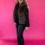 Leopard Faux Fur Vest