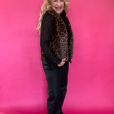 Leopard Faux Fur Vest
