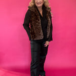 Leopard Faux Fur Vest