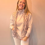 Leopard Fleece Vest