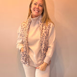 Leopard Fleece Vest