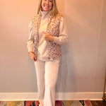 Leopard Fleece Vest