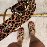 Leopard Luxe Designer-Inspired Sandals