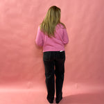 Logan Dark Light Wash Stretch Dad Jean in Charcoal