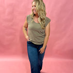 Logan Dark Wash Stretch Dad Jean - Shabby 2 Chic Boutiques