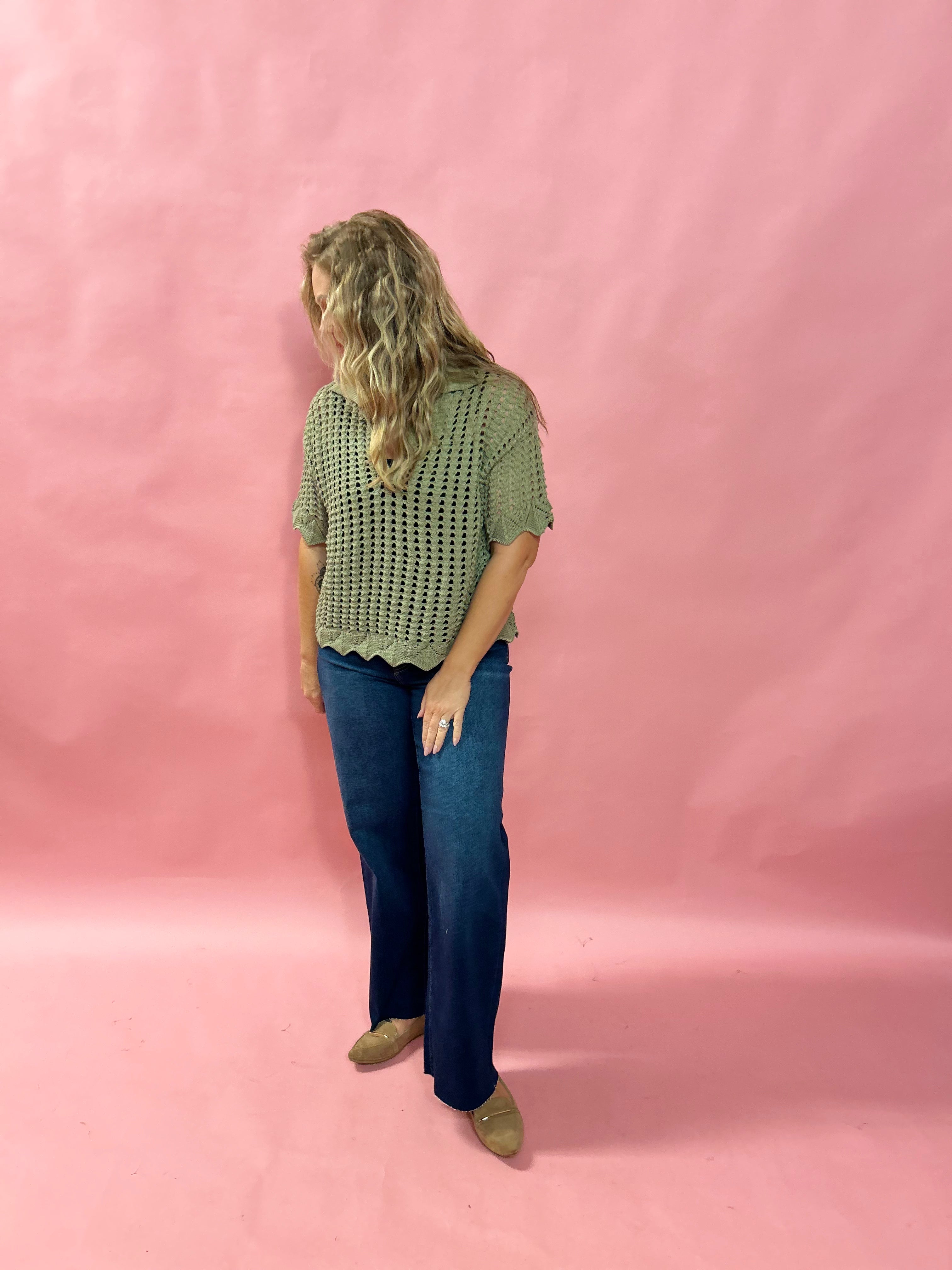 Logan Dark Wash Stretch Dad Jean - Shabby 2 Chic Boutiques