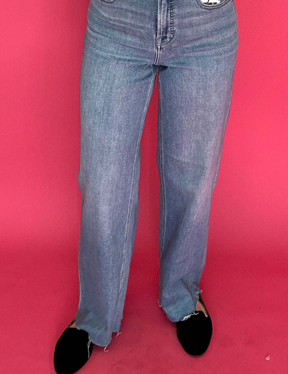 Logan Light Wash Clean Cut Stretch Dad Jean