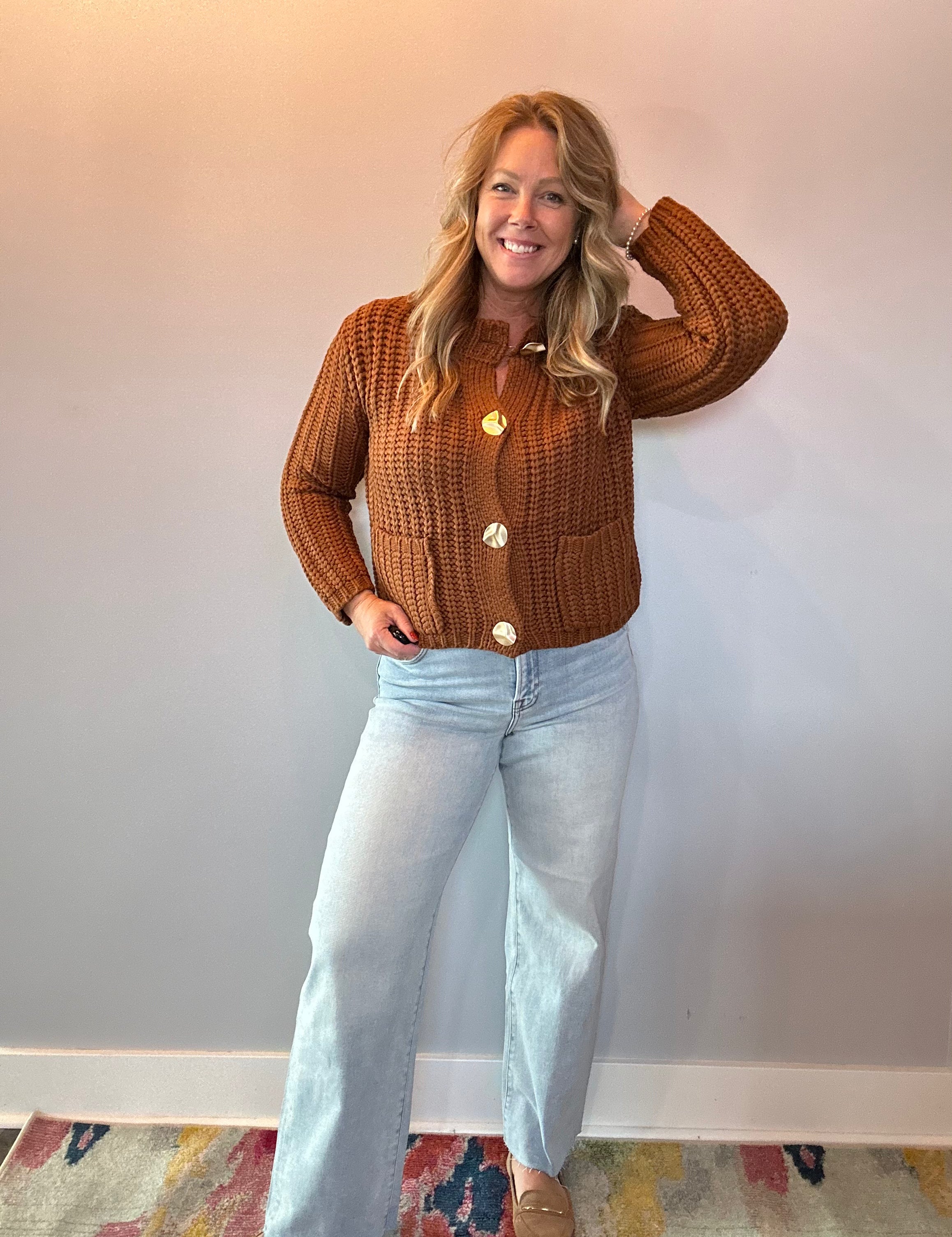 Logan Light Wash Clean Cut Stretch Dad Jean