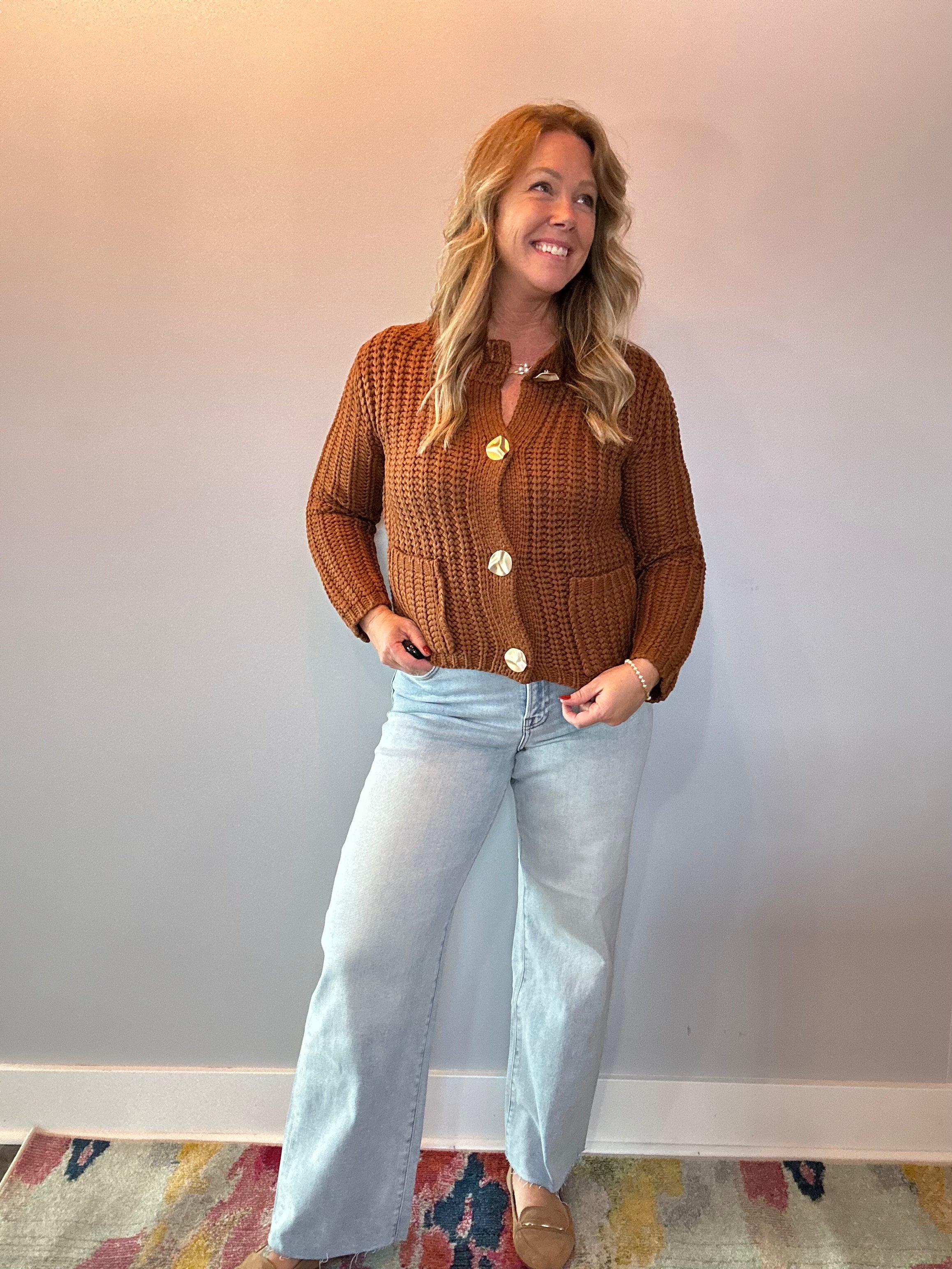 Logan Light Wash Stretch Dad Jean