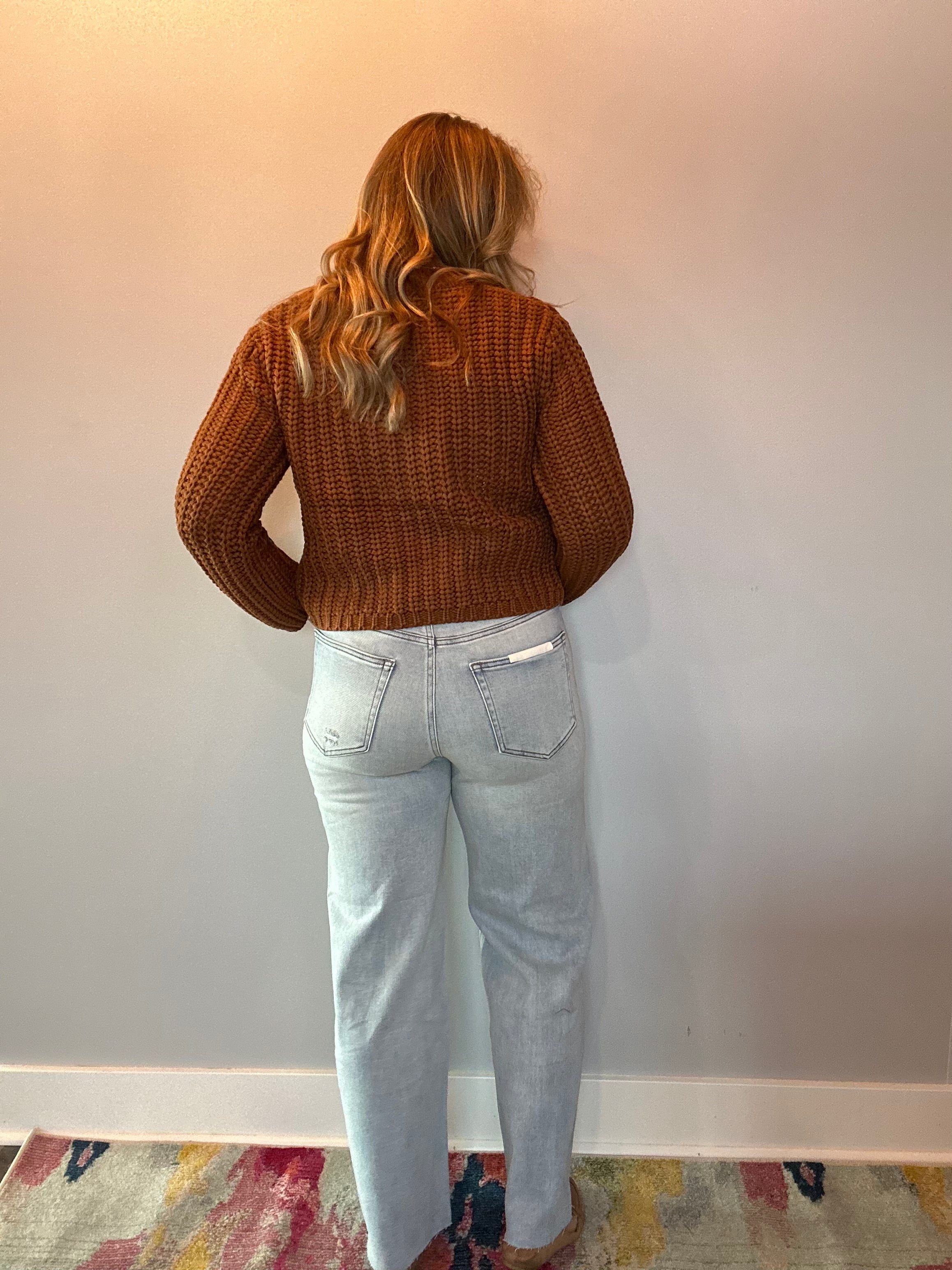 Logan Light Wash Stretch Dad Jean