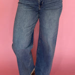 Logan Medium Dark Clean Stretch Dad Jeans