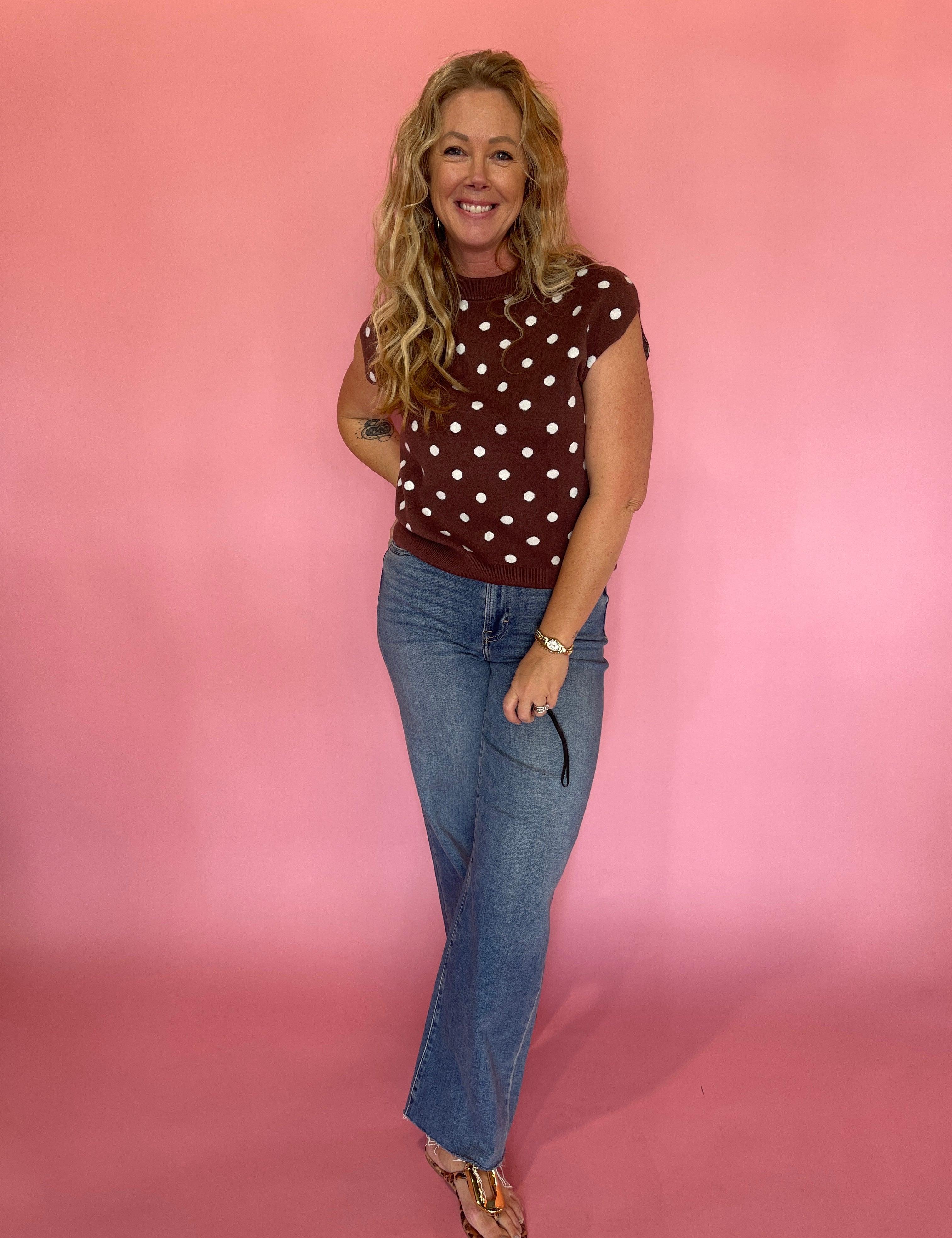 Logan Medium Dark Clean Stretch Dad Jeans