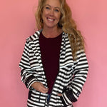 Lulu Mac Raincoat Darby Black/White