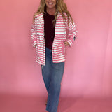 Lulu Mac Raincoat Darby Pink/White
