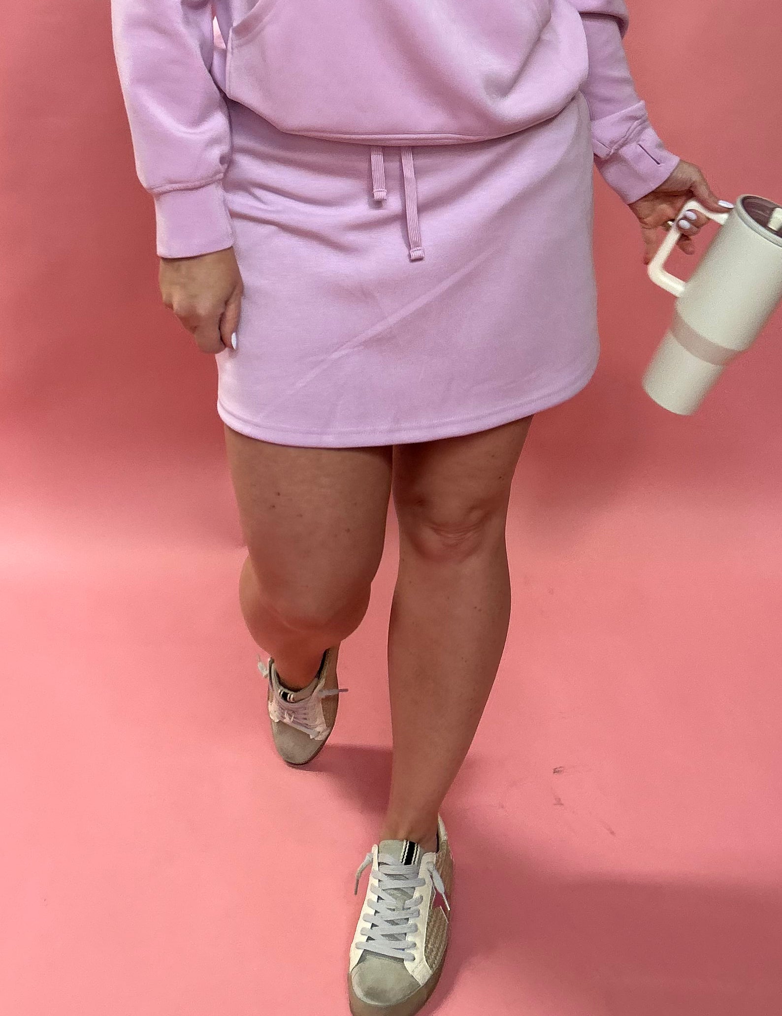 Luxe Comfort Modal Mini Skort in Lavender