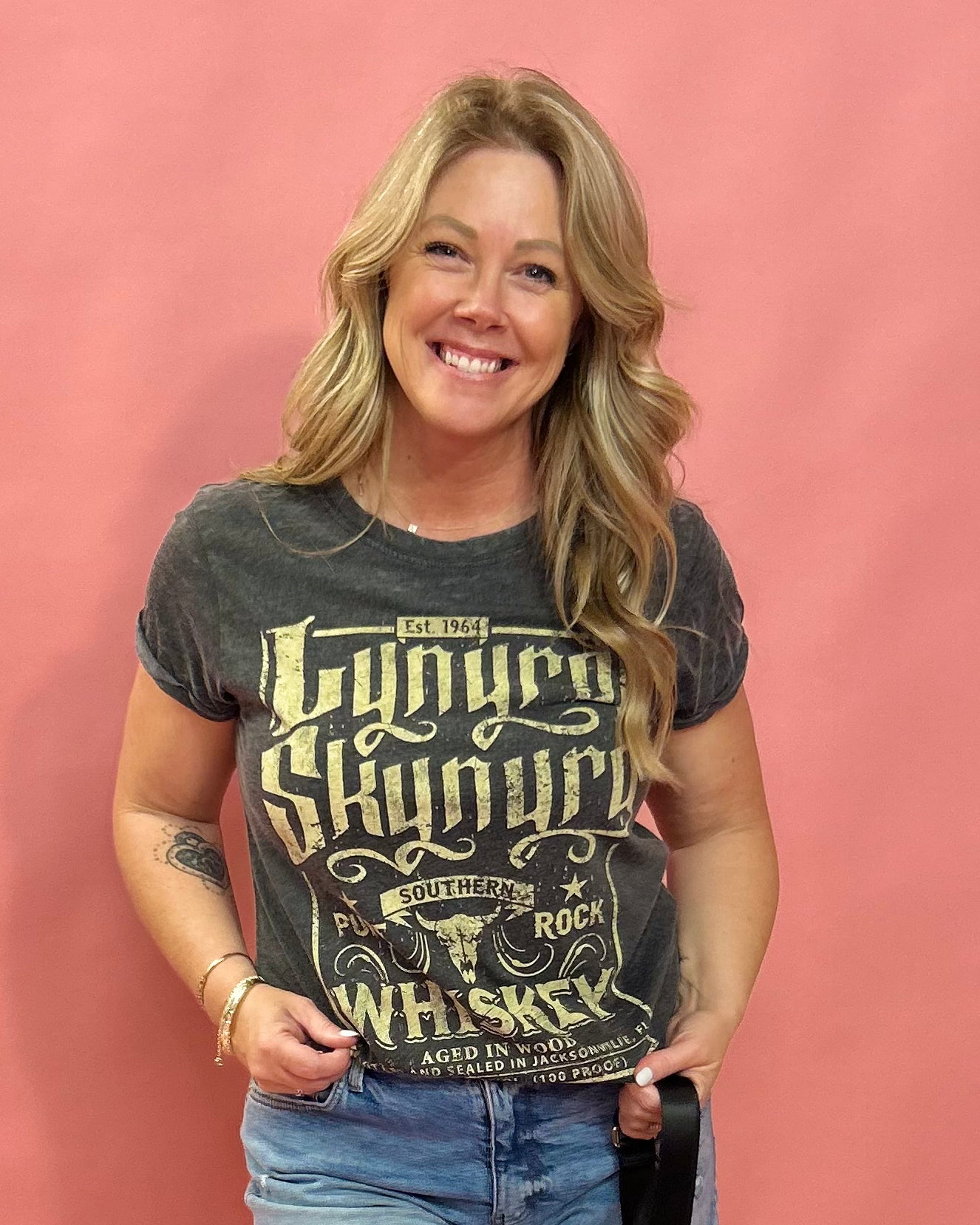 Lynyrd Skynyrd Hell House Whiskey Fitted Tee