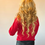 MERRY & Bright Holiday Sweater in Red