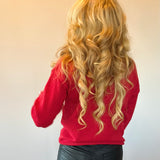 MERRY & Bright Holiday Sweater in Red