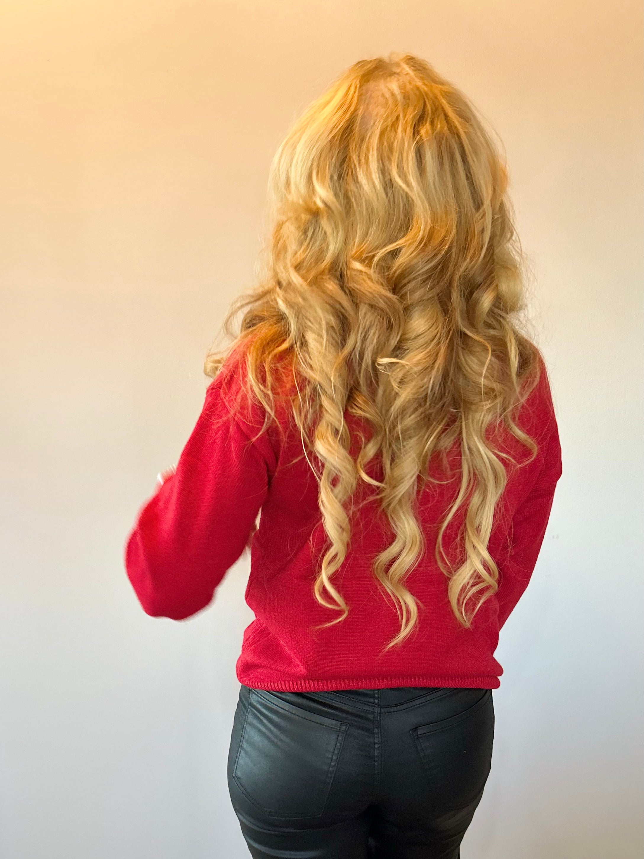 MERRY & Bright Holiday Sweater in Red