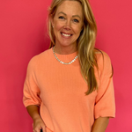 Main Character Coral Knit - Shabby 2 Chic Boutiques