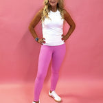 Manhattan Ultra Form Fit High-Waist Leggings in Pink