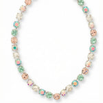 Sorrelli Matilda choker necklace with pastel iridescent round-cut crystals – Shabby 2 Chic Boutiques