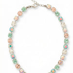 Sorrelli Matilda choker necklace with pastel iridescent round-cut crystals – Shabby 2 Chic Boutiques