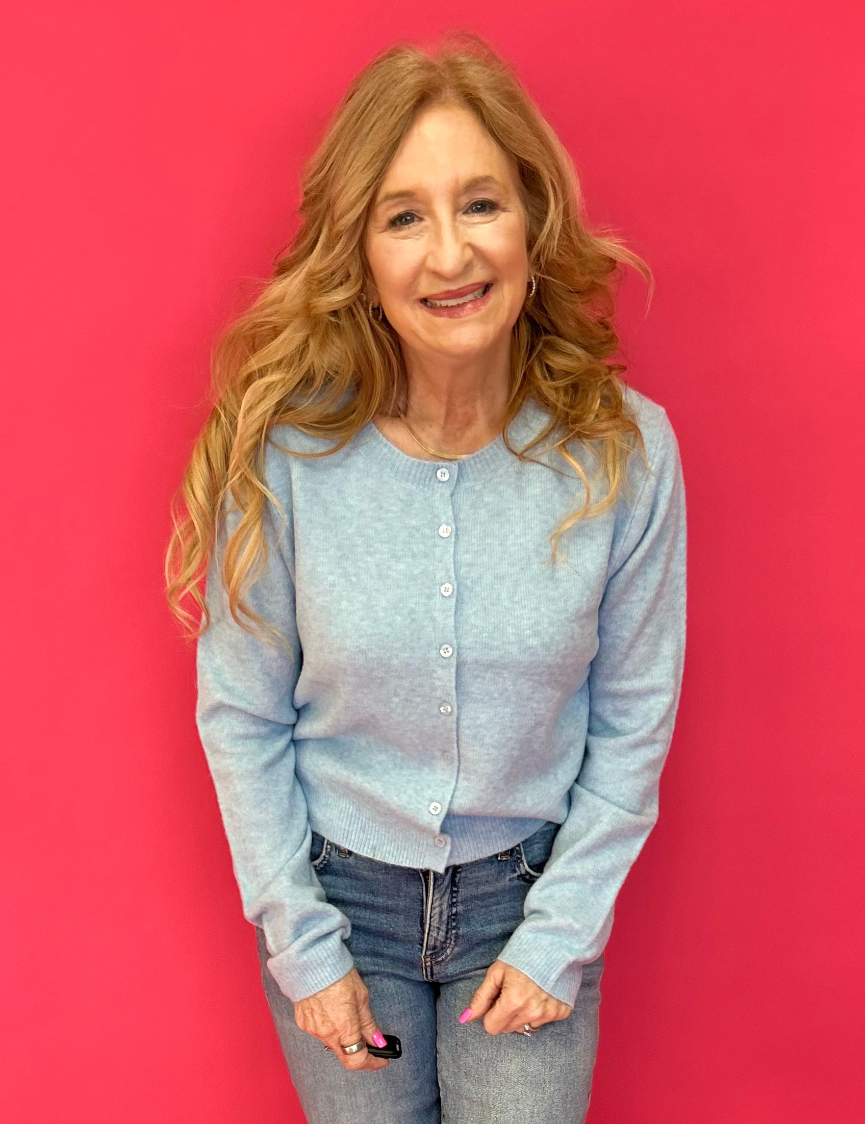 Medina Cardigan in Light Blue - Shabby 2 Chic Boutiques