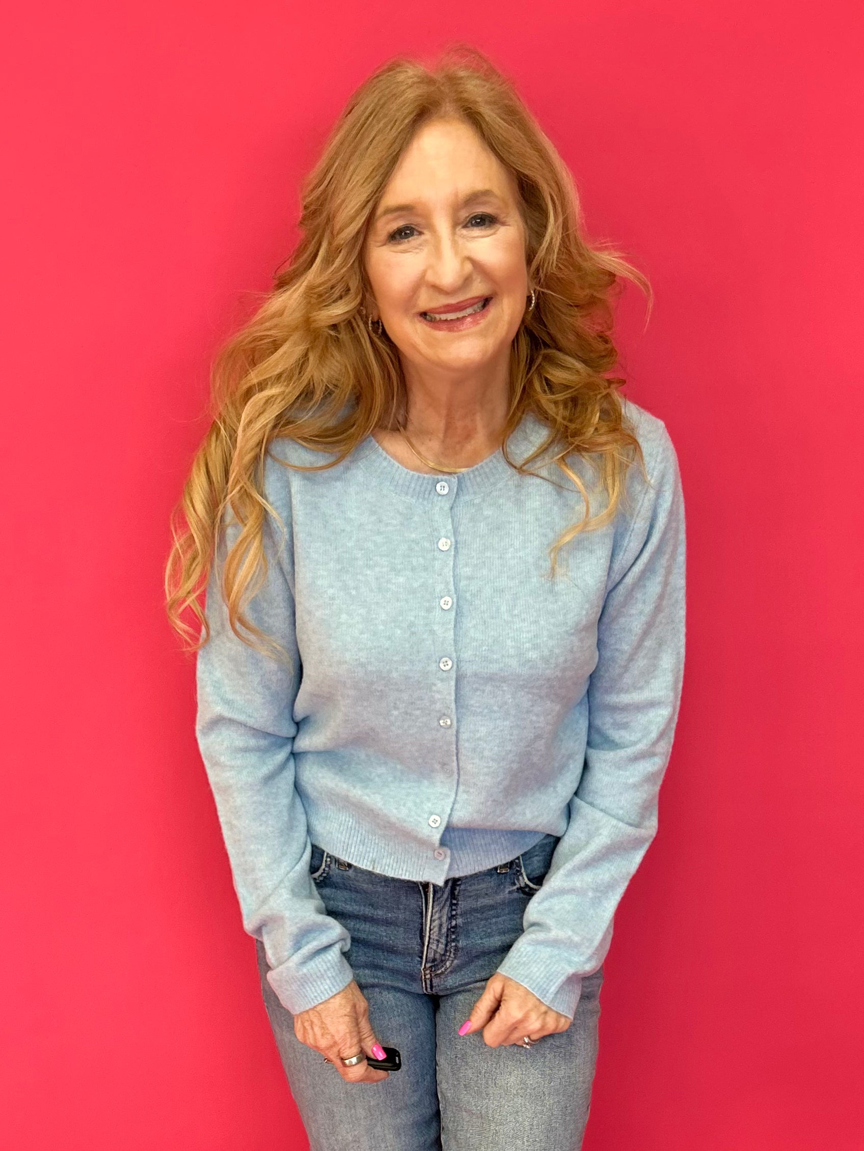 Medina Cardigan in Light Blue - Shabby 2 Chic Boutiques