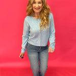 Medina Cardigan in Light Blue - Shabby 2 Chic Boutiques