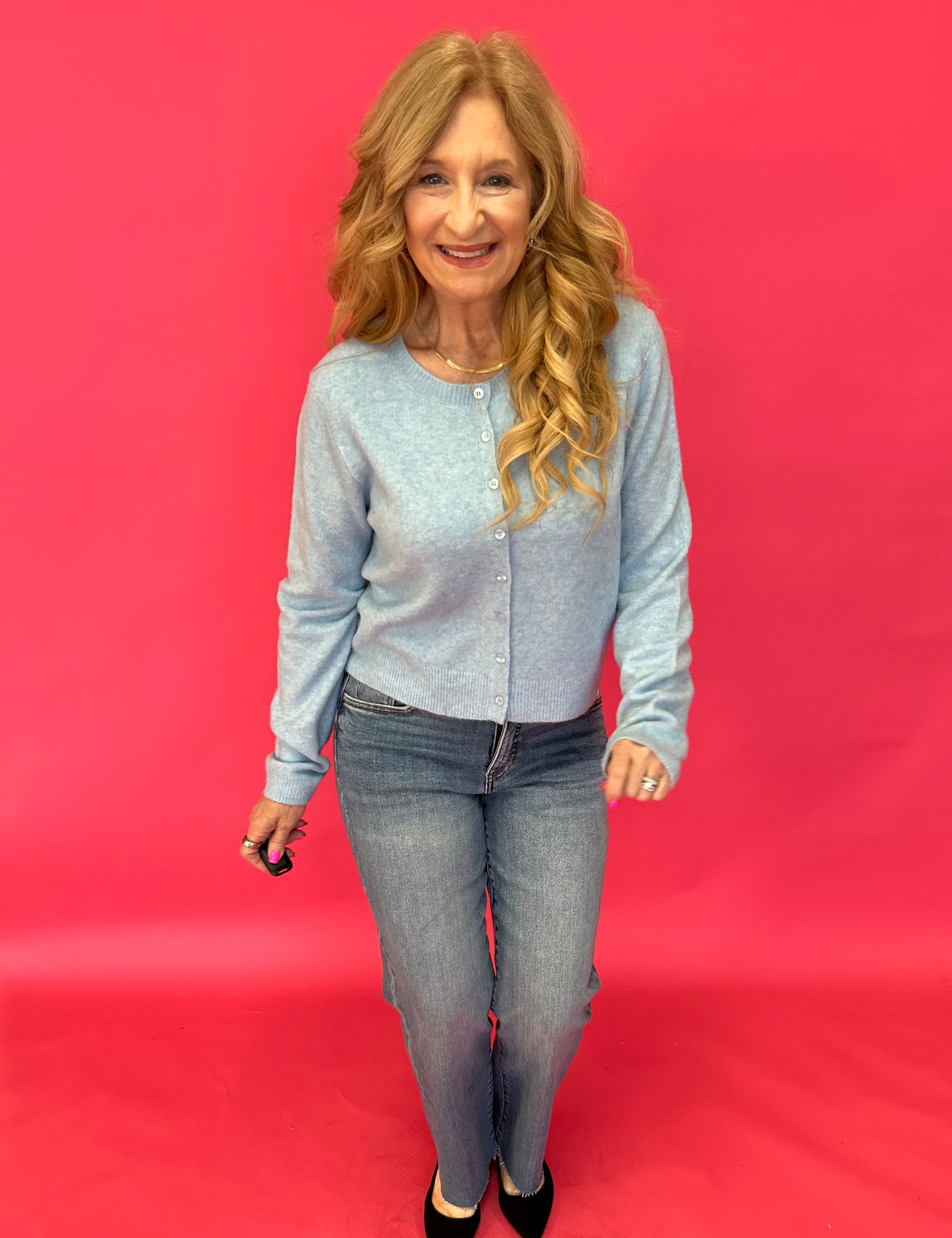 Medina Cardigan in Light Blue - Shabby 2 Chic Boutiques