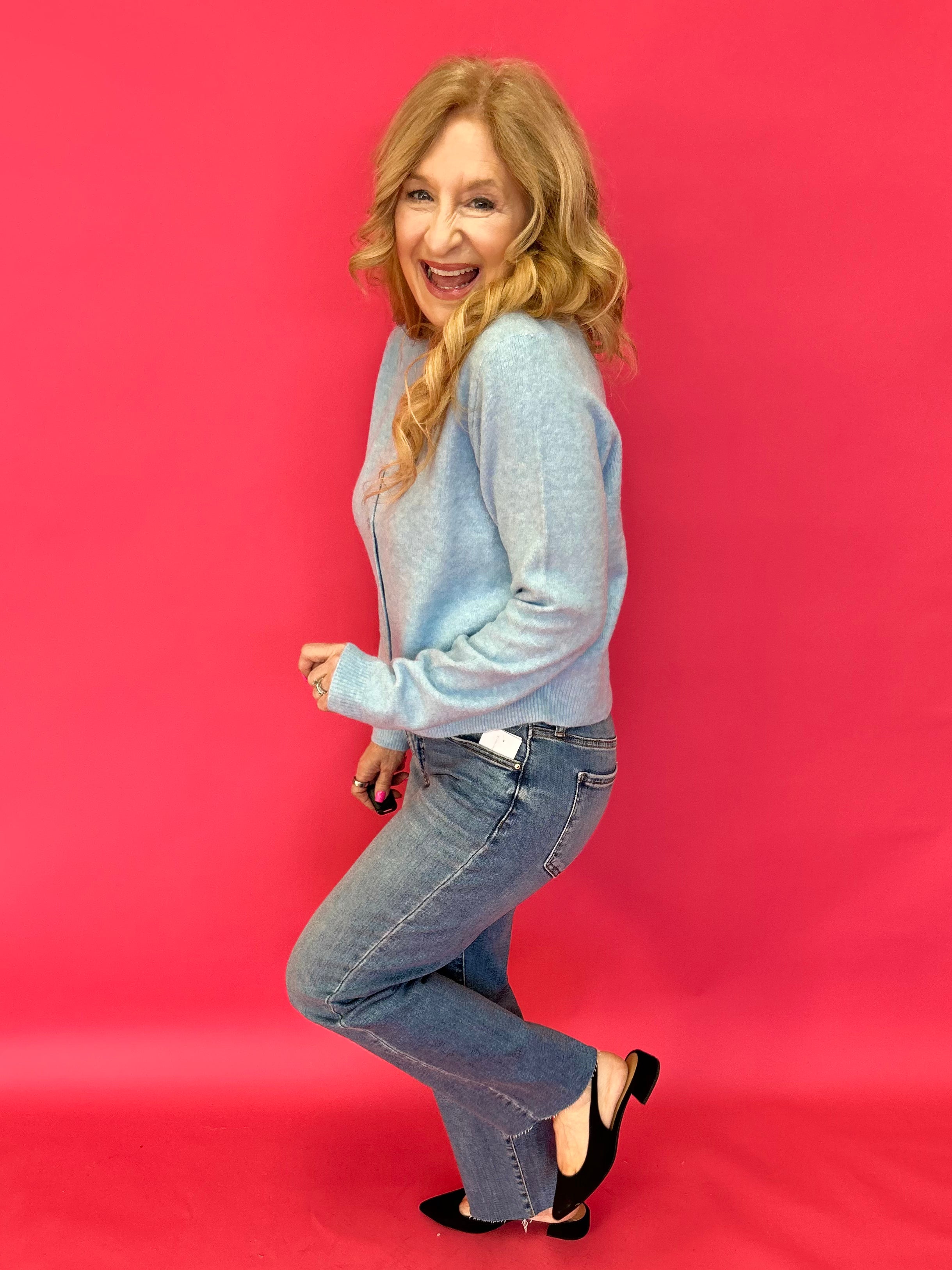 Medina Cardigan in Light Blue - Shabby 2 Chic Boutiques